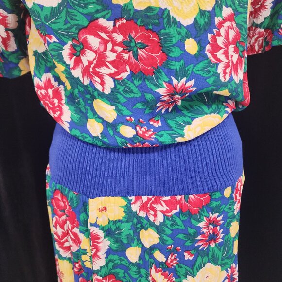 Vintage 70's-80' Handmade Floral Dress 1/2 Sleeve Grandma Special. 40" Chest - Picture 9 of 12